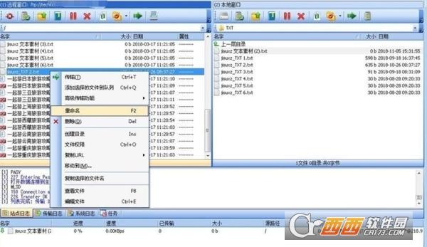 ftprush查看传输速度,使用教程,linux下载ftp.