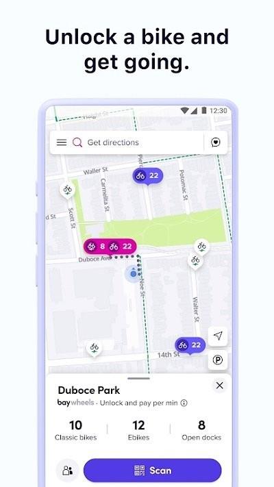 baywheels手机版下载,baywheels,共享单车app